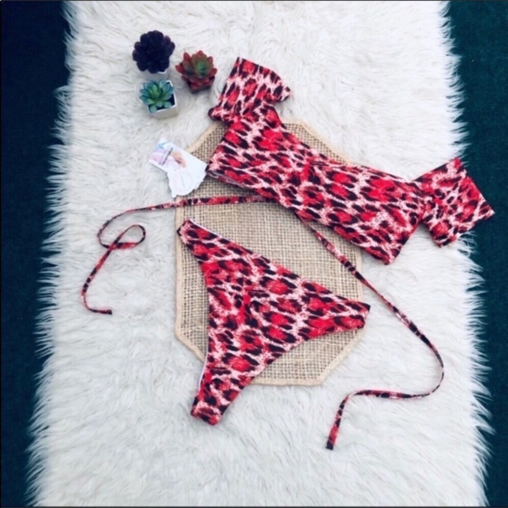 Leopard High Rise Bikini NEW - Picture 5 of 7